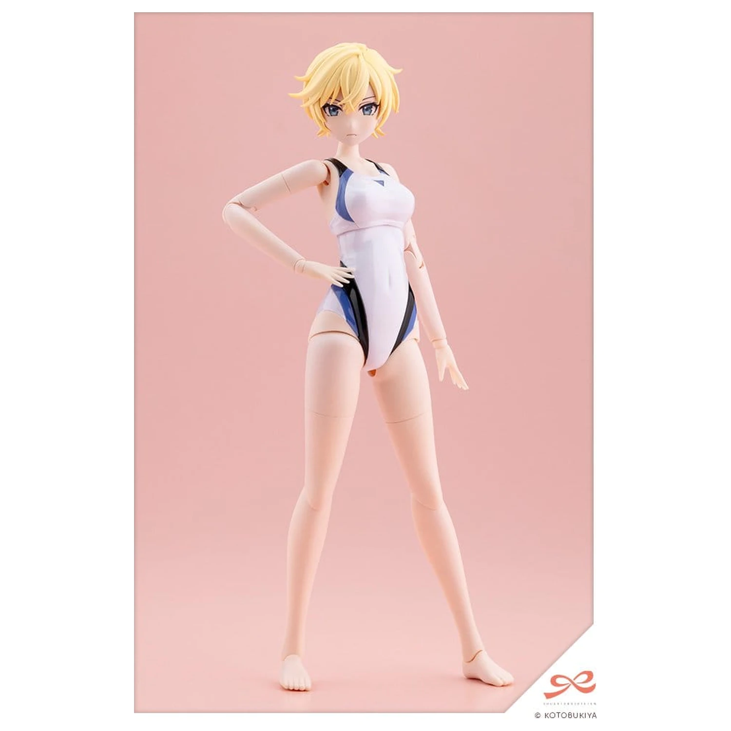 Sousai Shojo Teien Plastikový Model 1/10 Rui Saotome Touou High School Competitive Swimsuit Dreaming Style White Dolphin 16 cm fotografii produktu