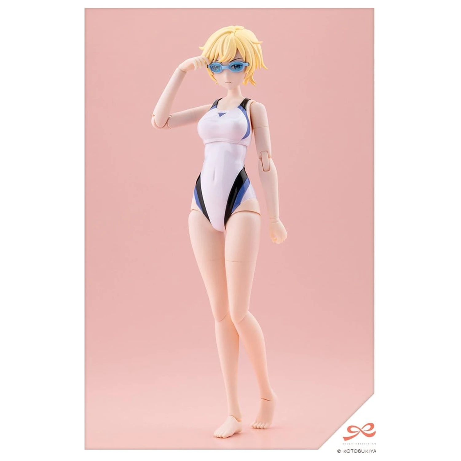 Sousai Shojo Teien Plastikový Model 1/10 Rui Saotome Touou High School Competitive Swimsuit Dreaming Style White Dolphin 16 cm fotografii produktu