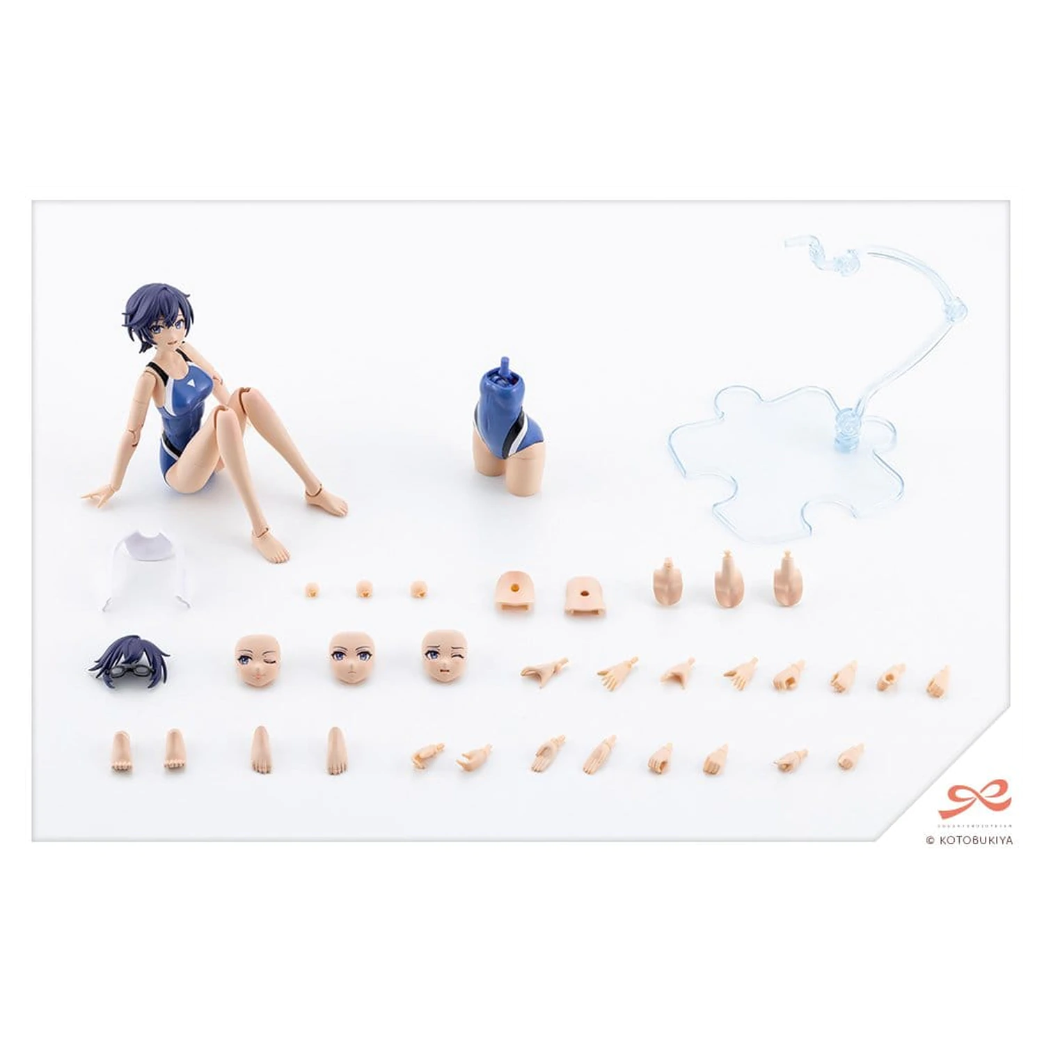 Sousai Shojo Teien Plastikový Model 1/10 Rui Saotome Touou High School Competitive Swimsuit 16 cm fotografii produktu