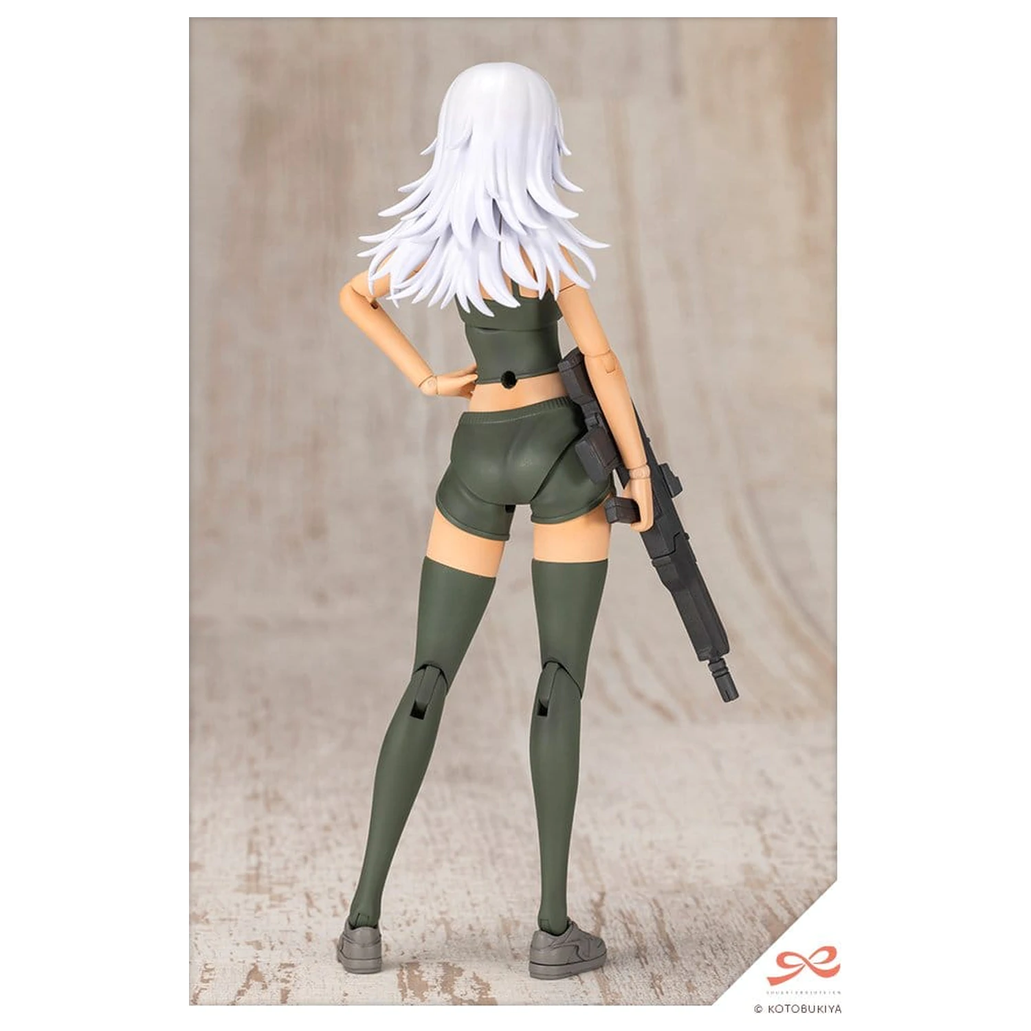Sousai Shojo Teien Plastiková modelová stavebnice 1/10 Training Wolf 16 cm fotografii produktu