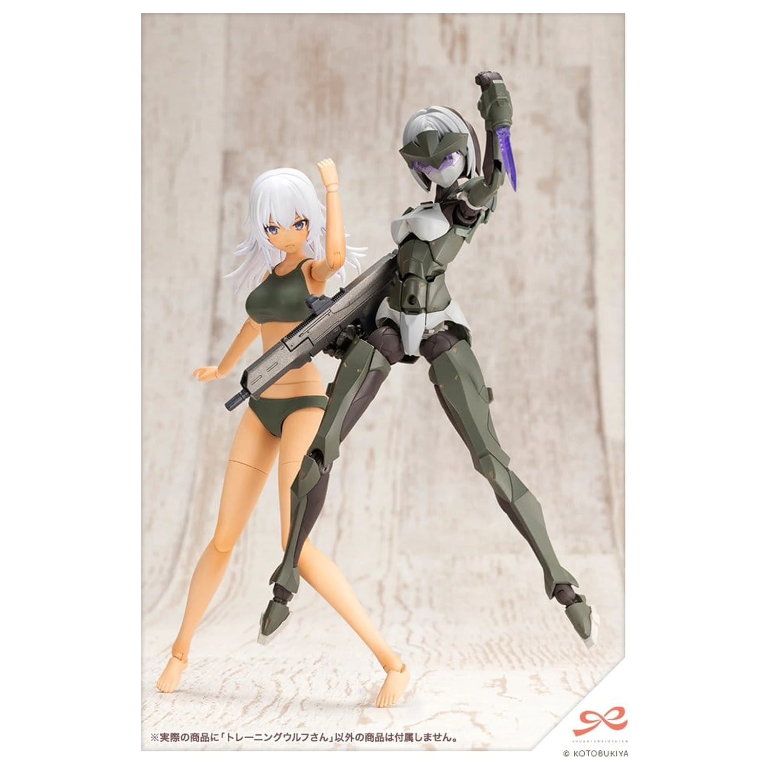 Sousai Shojo Teien Plastiková modelová stavebnice 1/10 Training Wolf 16 cm fotografii produktu