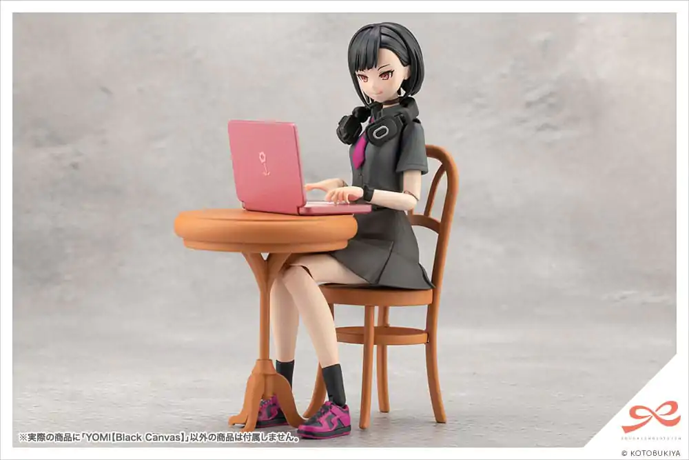 Sousai Shojo Teien Plastikový Model Kit 1/10 Yomi (Black Canvas) 16 cm fotografii produktu