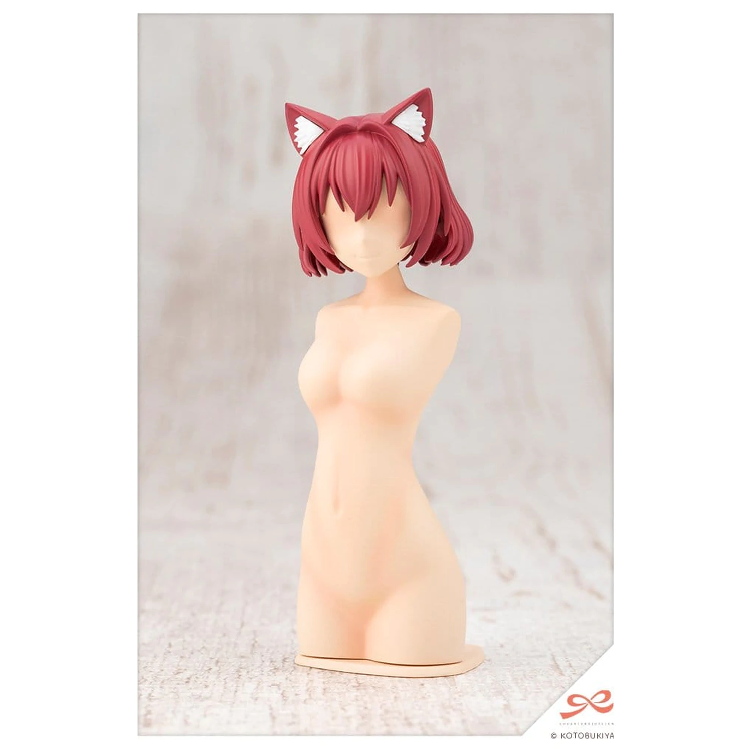 Sousai Shojo Teien sada doplňků pro model kit Arranged Wigs Animal Ears Bob Cat 9 cm fotografii produktu