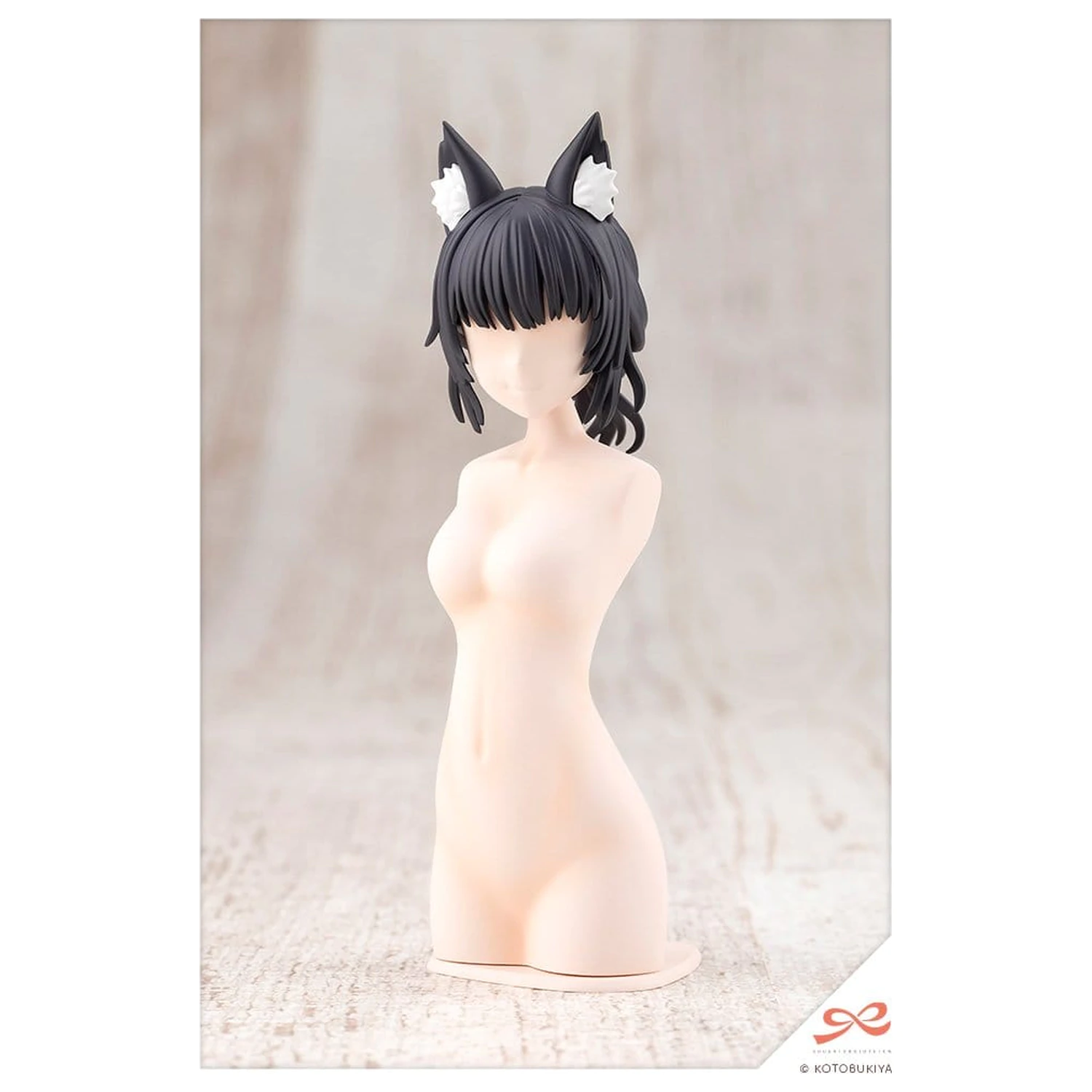 Sousai Shojo Teien Model Kit Sada příslušenství Uspořádané paruky Zvířecí uši Rozcuchaný drdol Liška 9 cm fotografii produktu