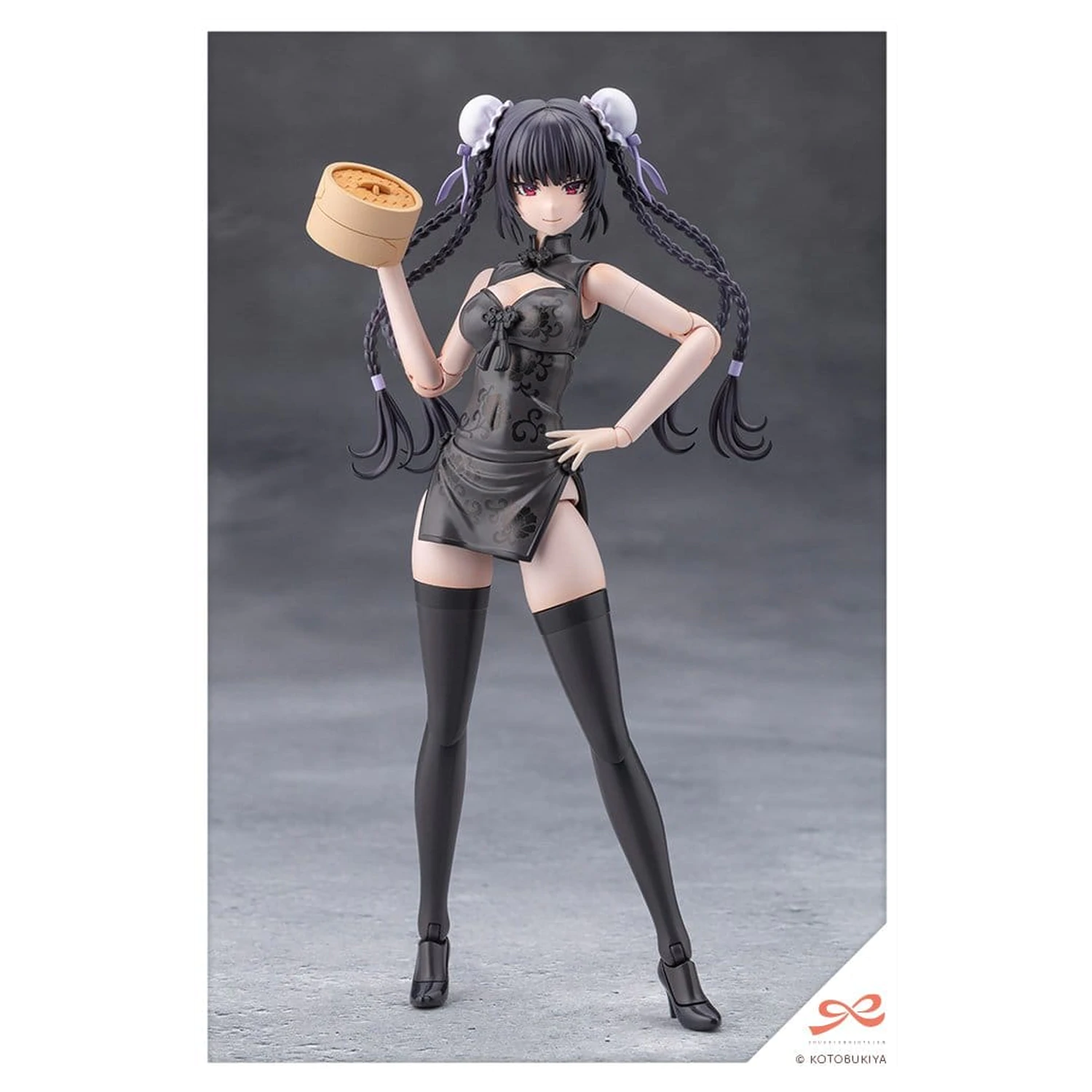 Sousaishojoteien plastika model kit 1/10 Kuon Yakushiji Qipao Costume 17 cm fotografii produktu