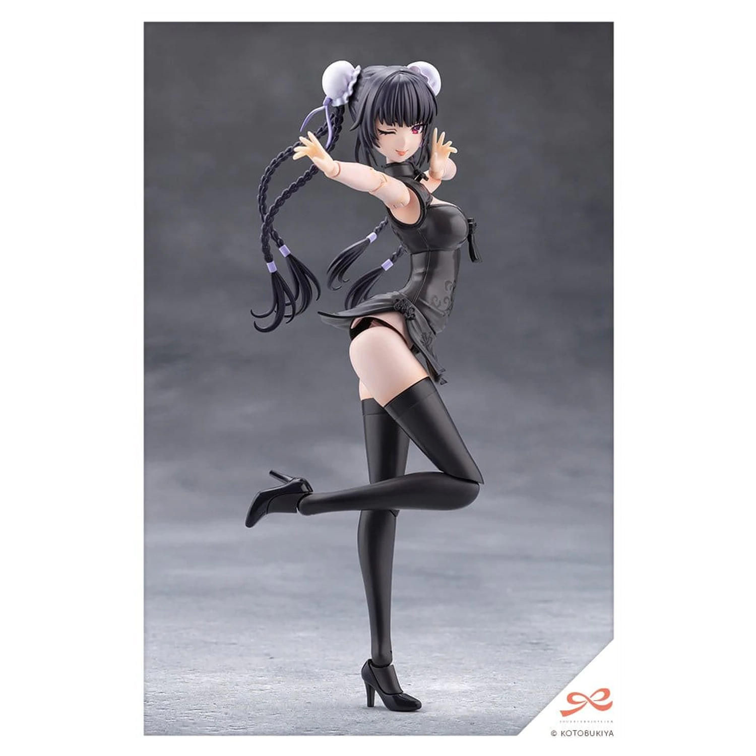 Sousaishojoteien plastika model kit 1/10 Kuon Yakushiji Qipao Costume 17 cm fotografii produktu
