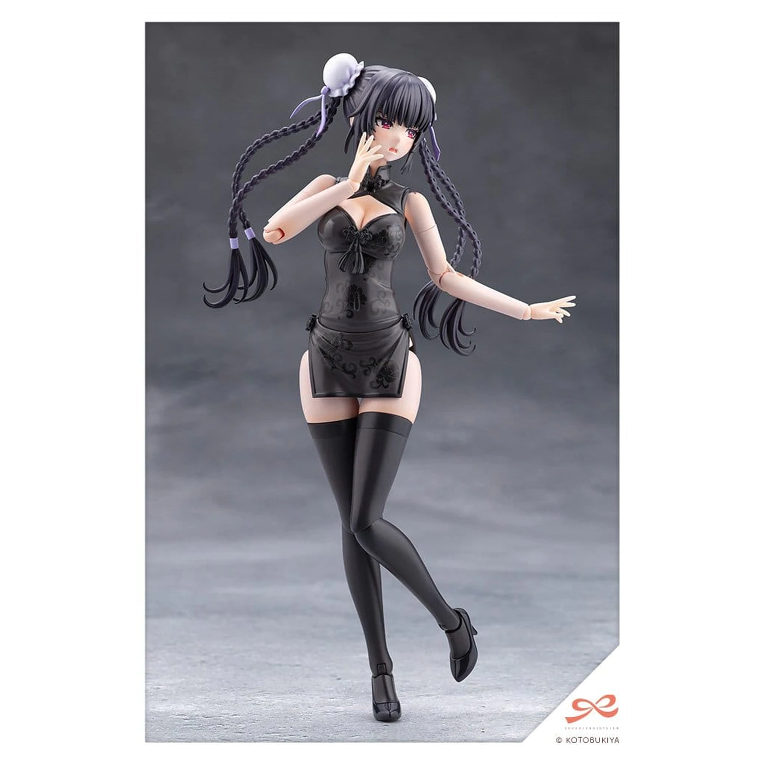 Sousaishojoteien plastika model kit 1/10 Kuon Yakushiji Qipao Costume 17 cm fotografii produktu