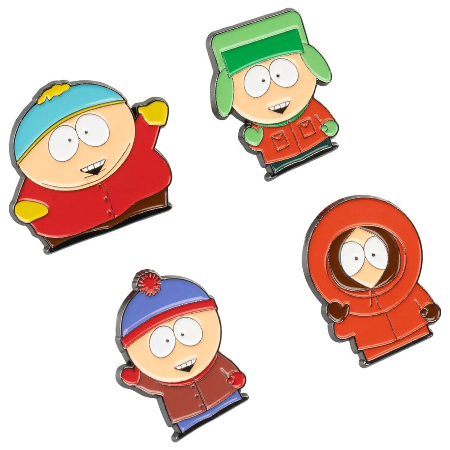 South Park sada 4 odznaků fotografii produktu