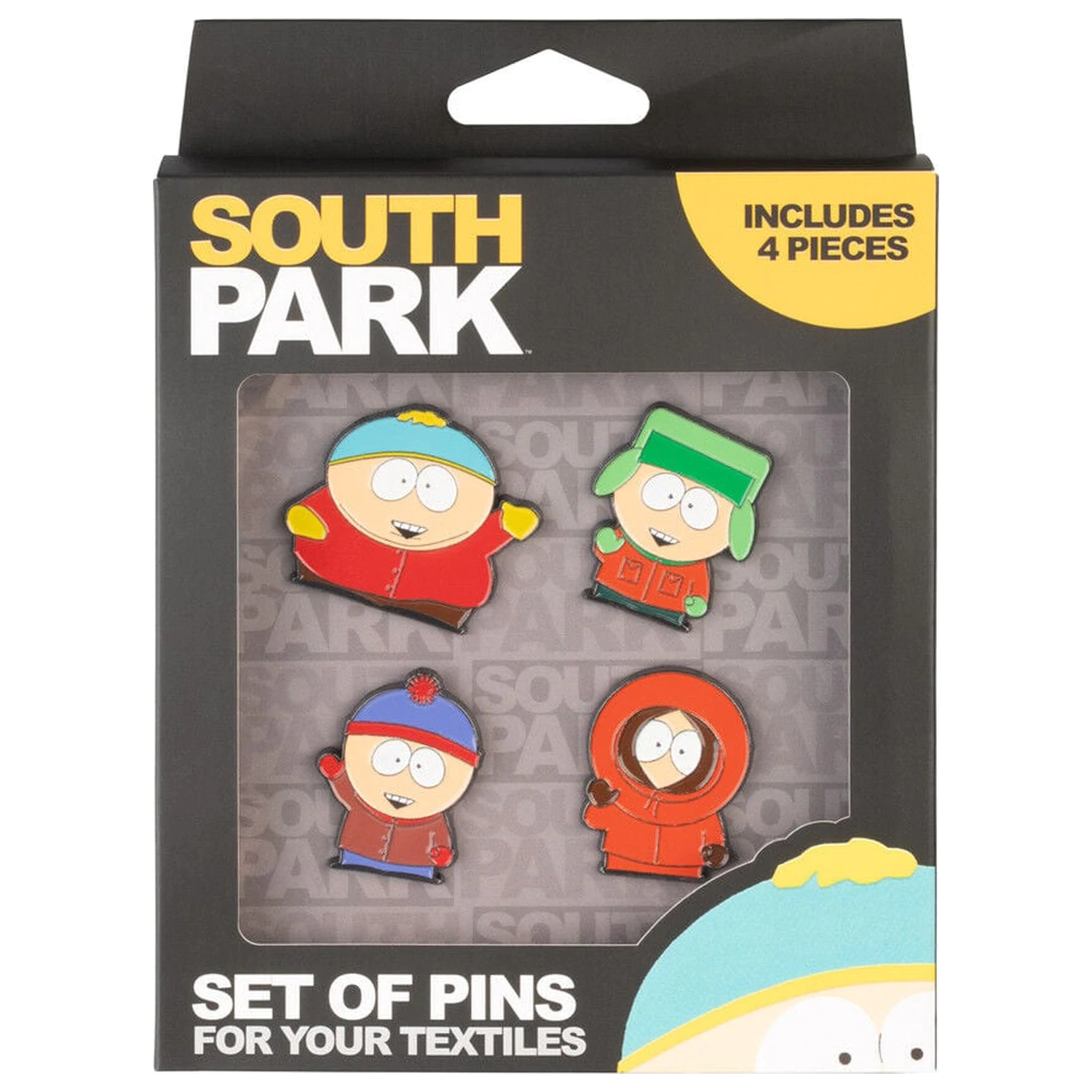 South Park sada 4 odznaků fotografii produktu