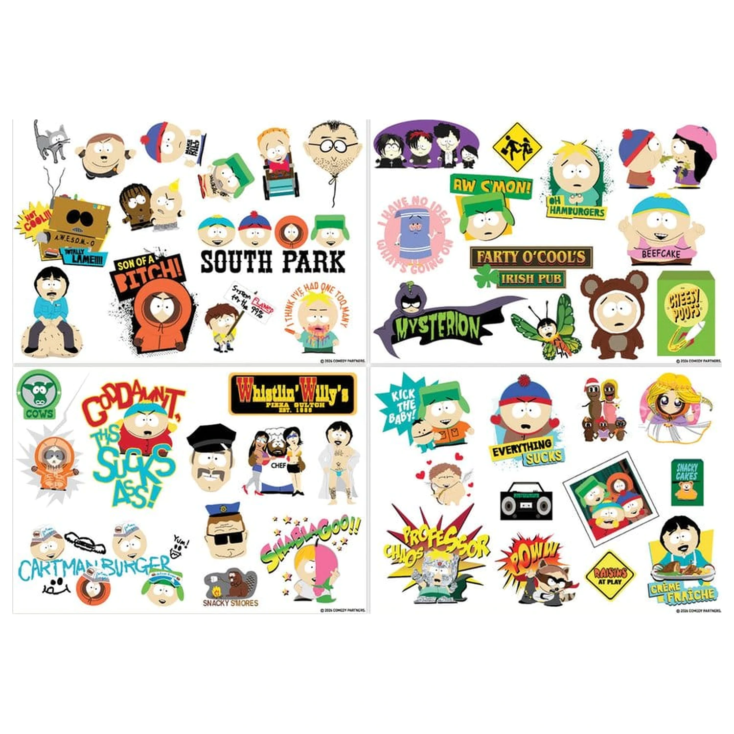 South Park Technické nálepky balení fotografii produktu