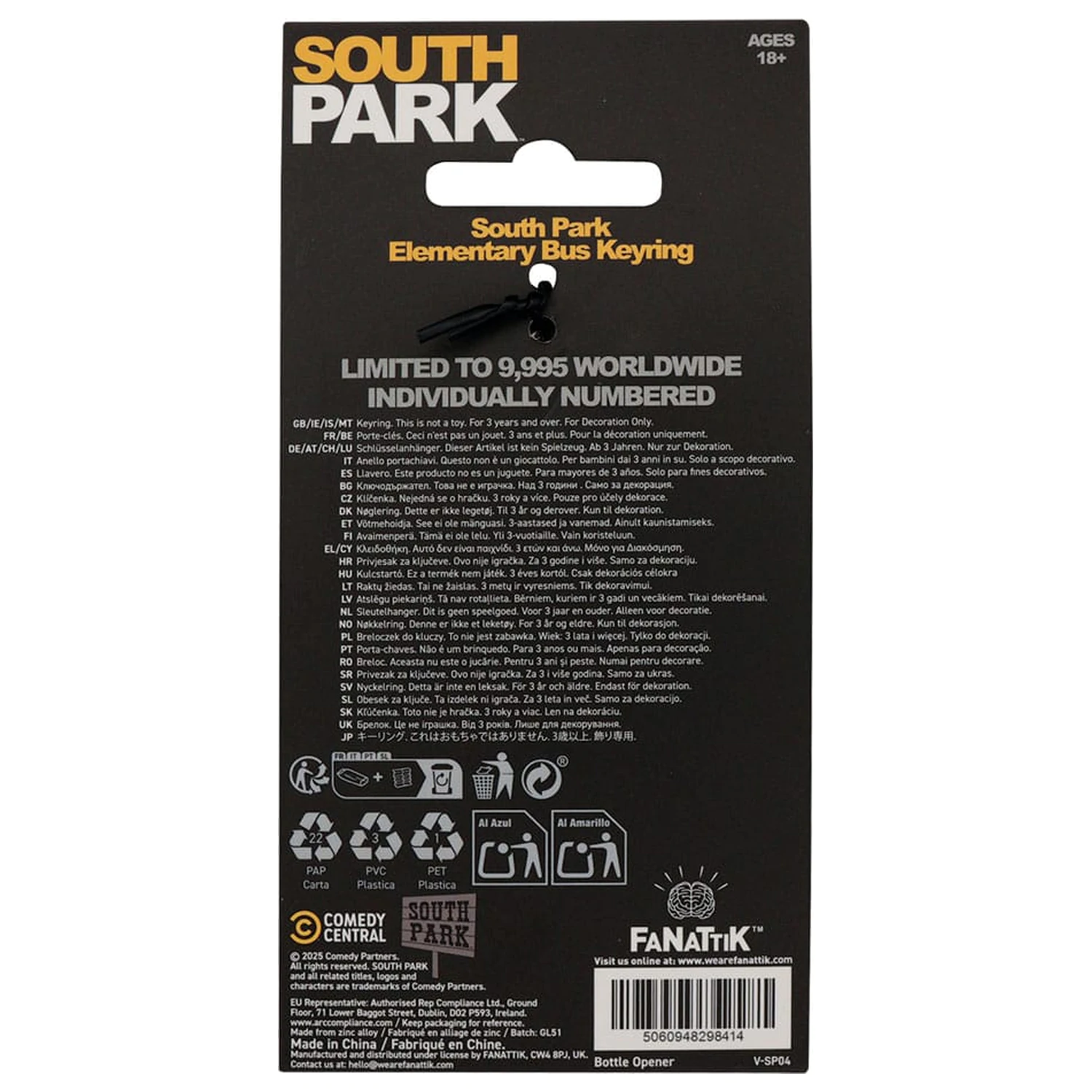 South Park Klíčenka Školní autobus Limitovaná edice fotografii produktu