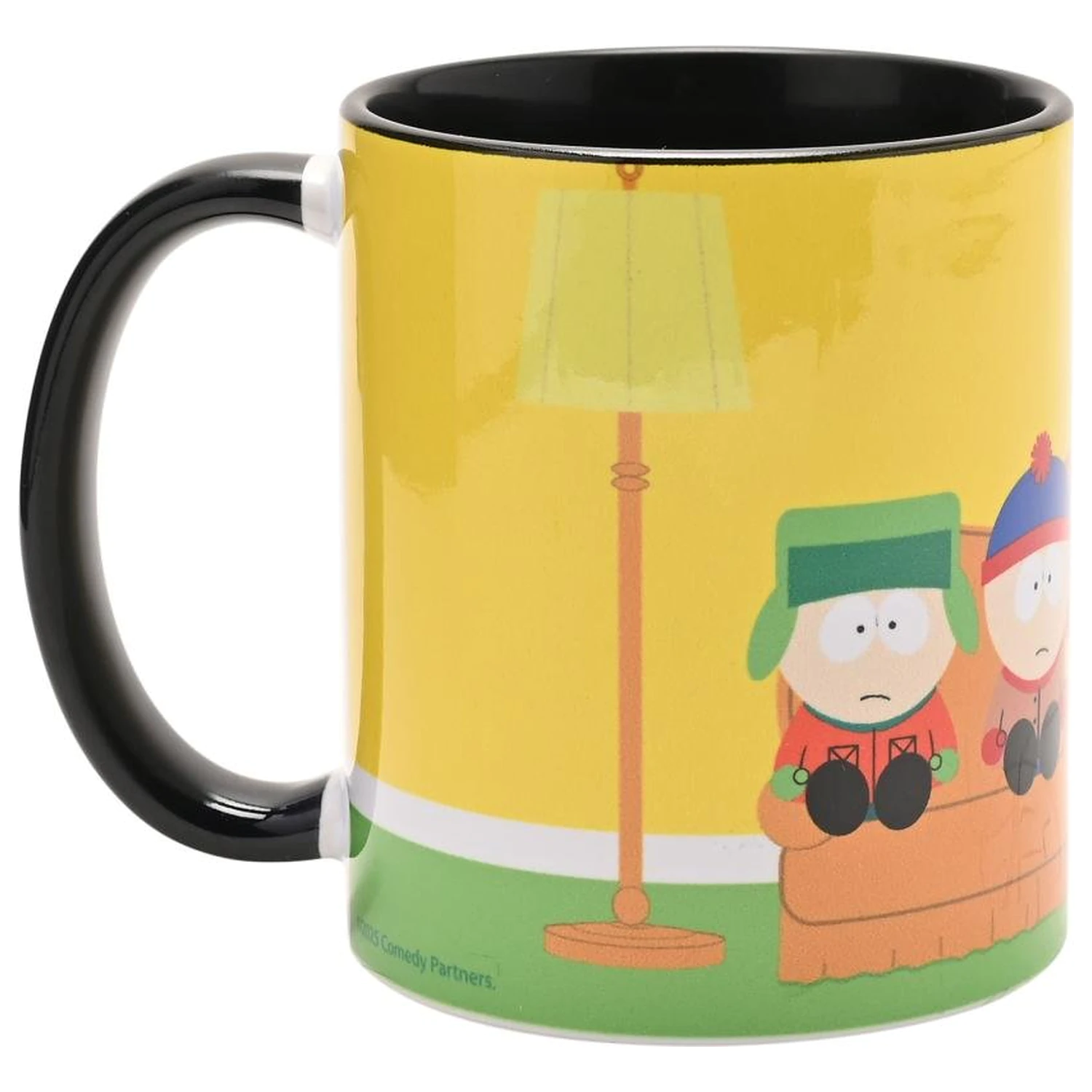 South Park Watching TV vnitřně barevný hrnek 325 ml fotografii produktu