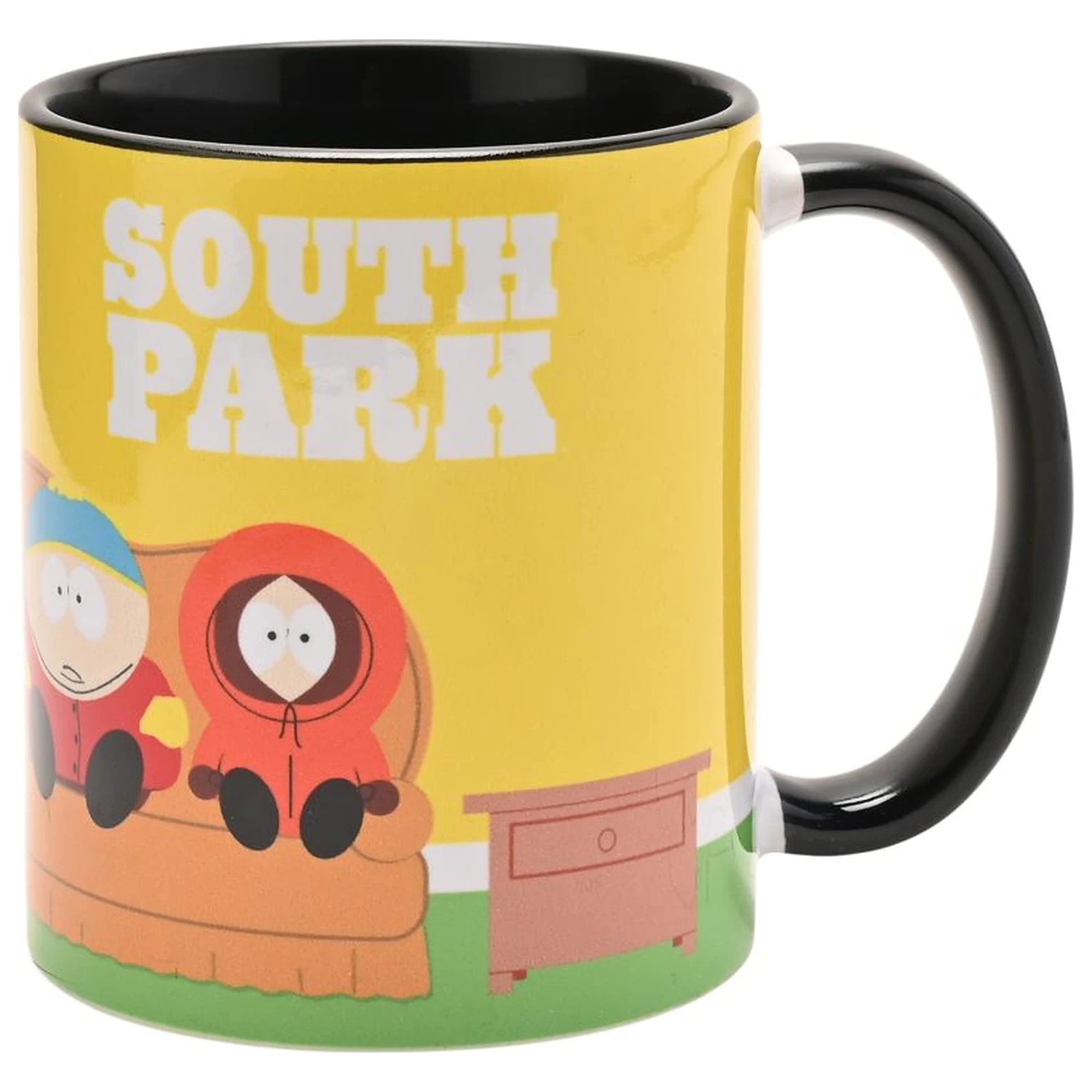 South Park Watching TV vnitřně barevný hrnek 325 ml fotografii produktu