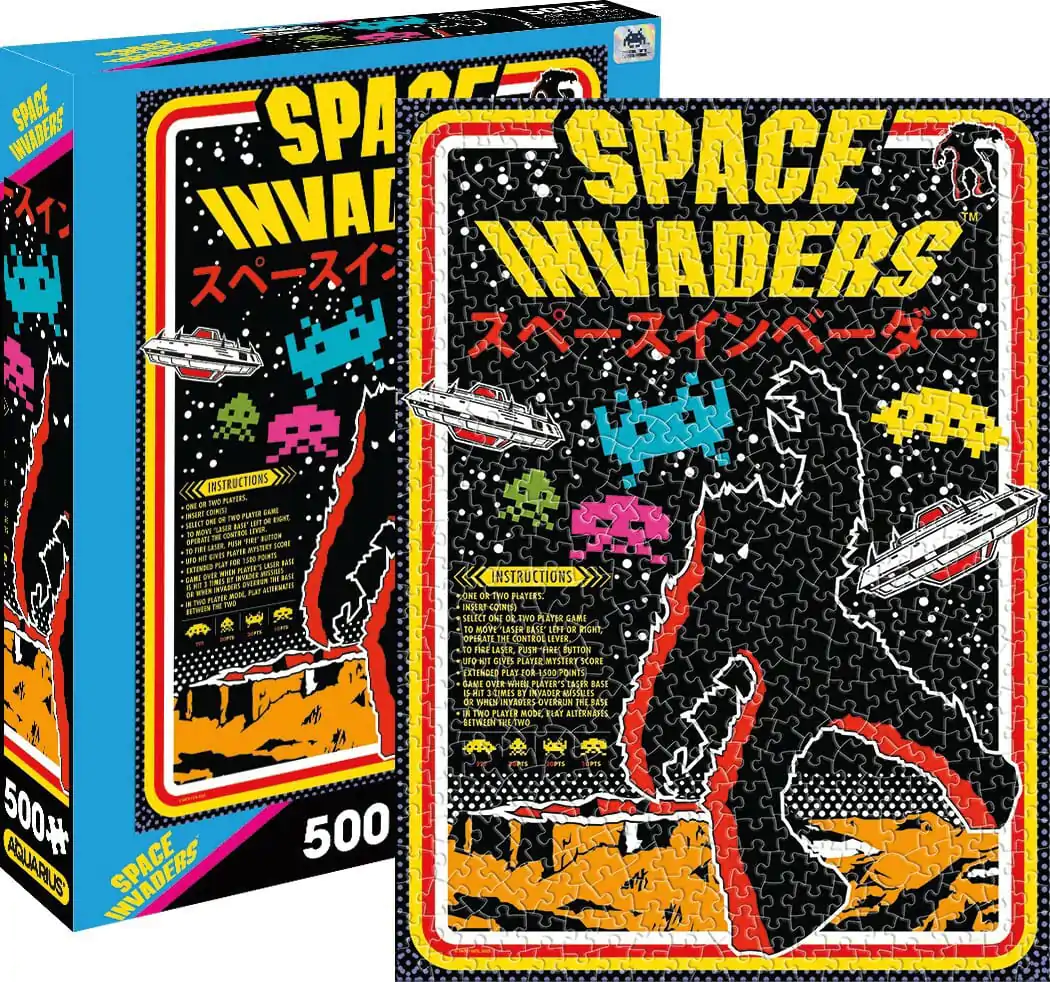 Space Invaders Puzzle (500 dílků) fotografii produktu