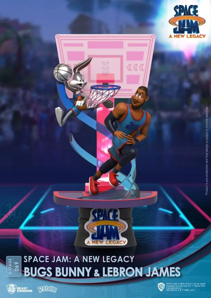 Space Jam: A New Legacy D-Stage PVC Dioráma Bugs Bunny a Lebron James Nová verze 15 cm fotografii produktu