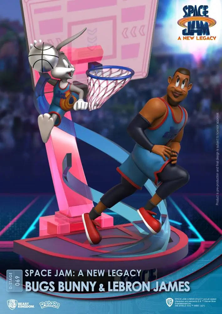 Space Jam: A New Legacy D-Stage PVC Dioráma Bugs Bunny a Lebron James Nová verze 15 cm fotografii produktu