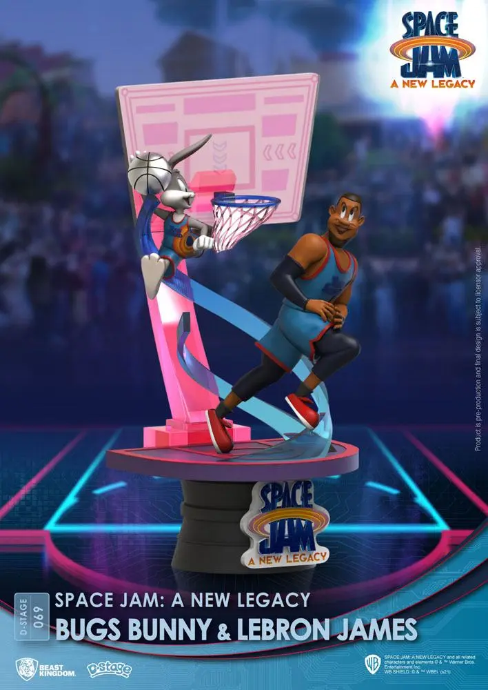 Space Jam: A New Legacy D-Stage PVC Dioráma Bugs Bunny a Lebron James Nová verze 15 cm fotografii produktu
