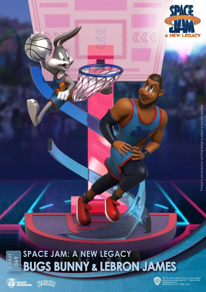 Space Jam: A New Legacy D-Stage PVC Dioráma Bugs Bunny a Lebron James Nová verze 15 cm fotografii produktu