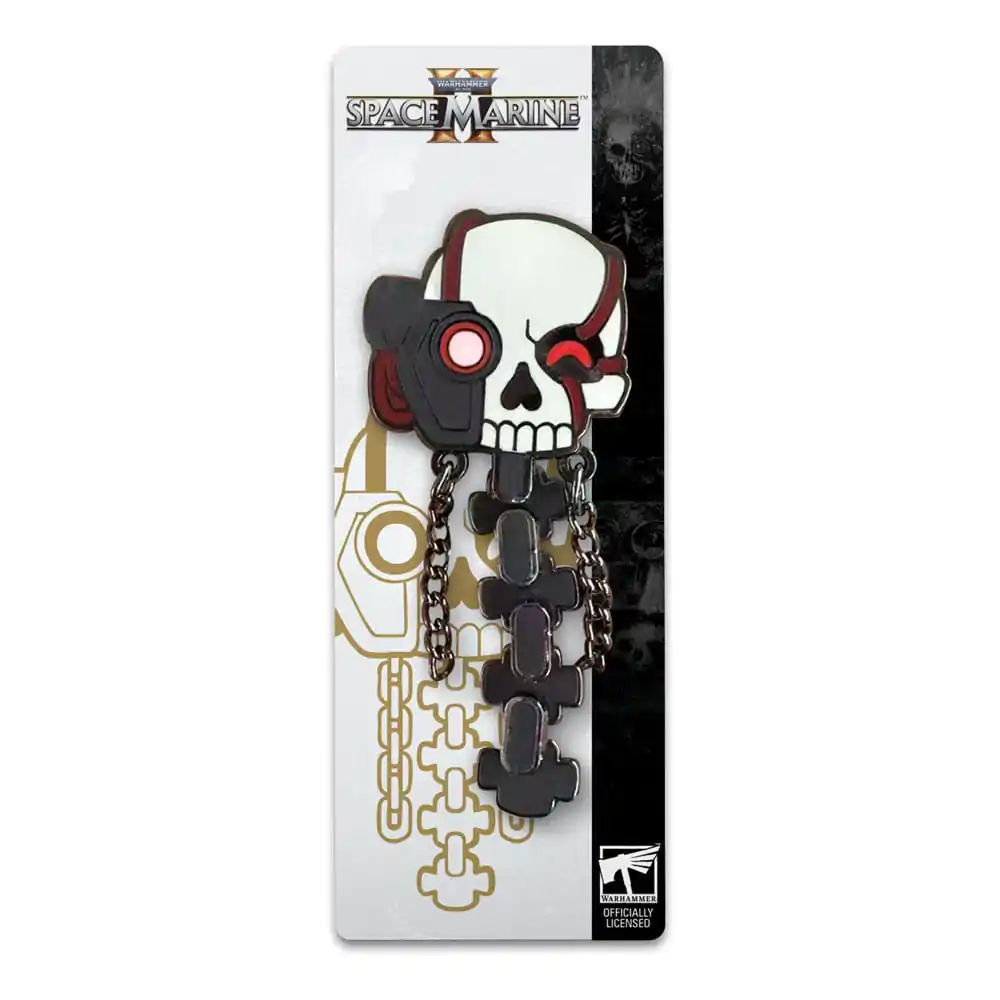 Space Marine 2 odznak Servo Skull 5 cm fotografii produktu