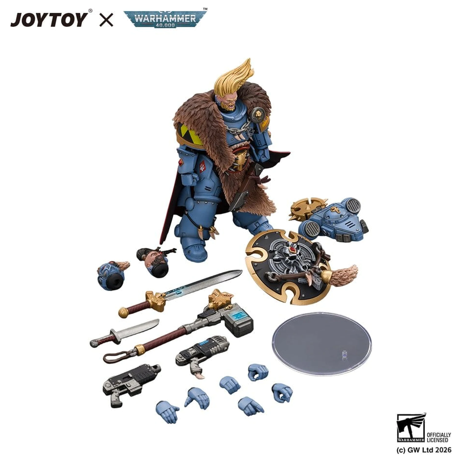Space Marine akční figurka Space Wolves Wolf Guard Battle Leader 12 cm fotografii produktu