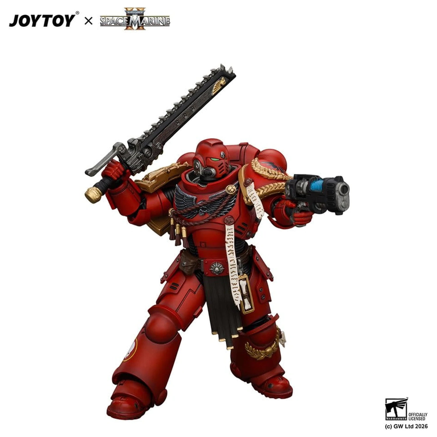 Space Marine Game Edition Action Figure Blood Angels Veteran 12 cm fotografii produktu