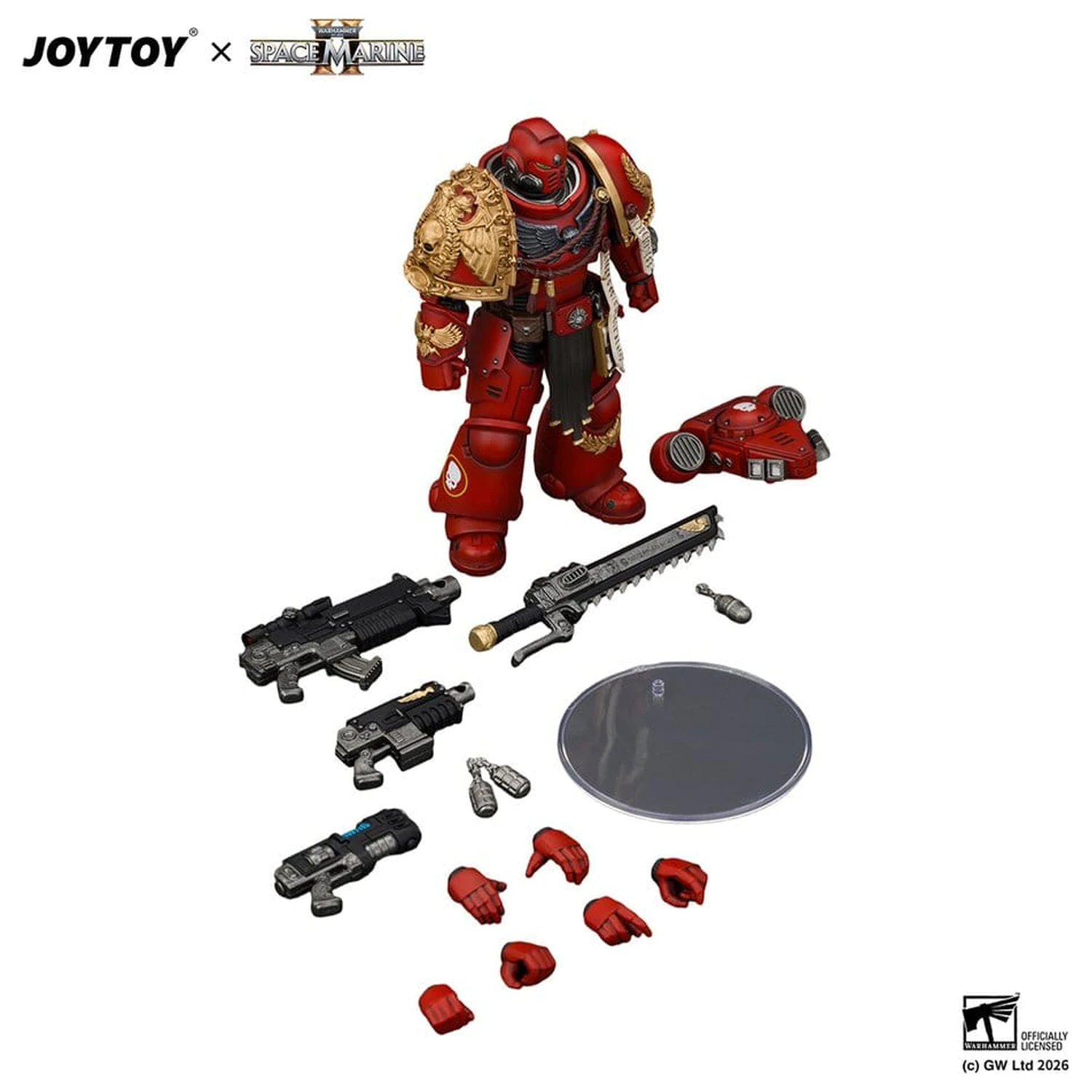 Space Marine Game Edition Action Figure Blood Angels Veteran 12 cm fotografii produktu