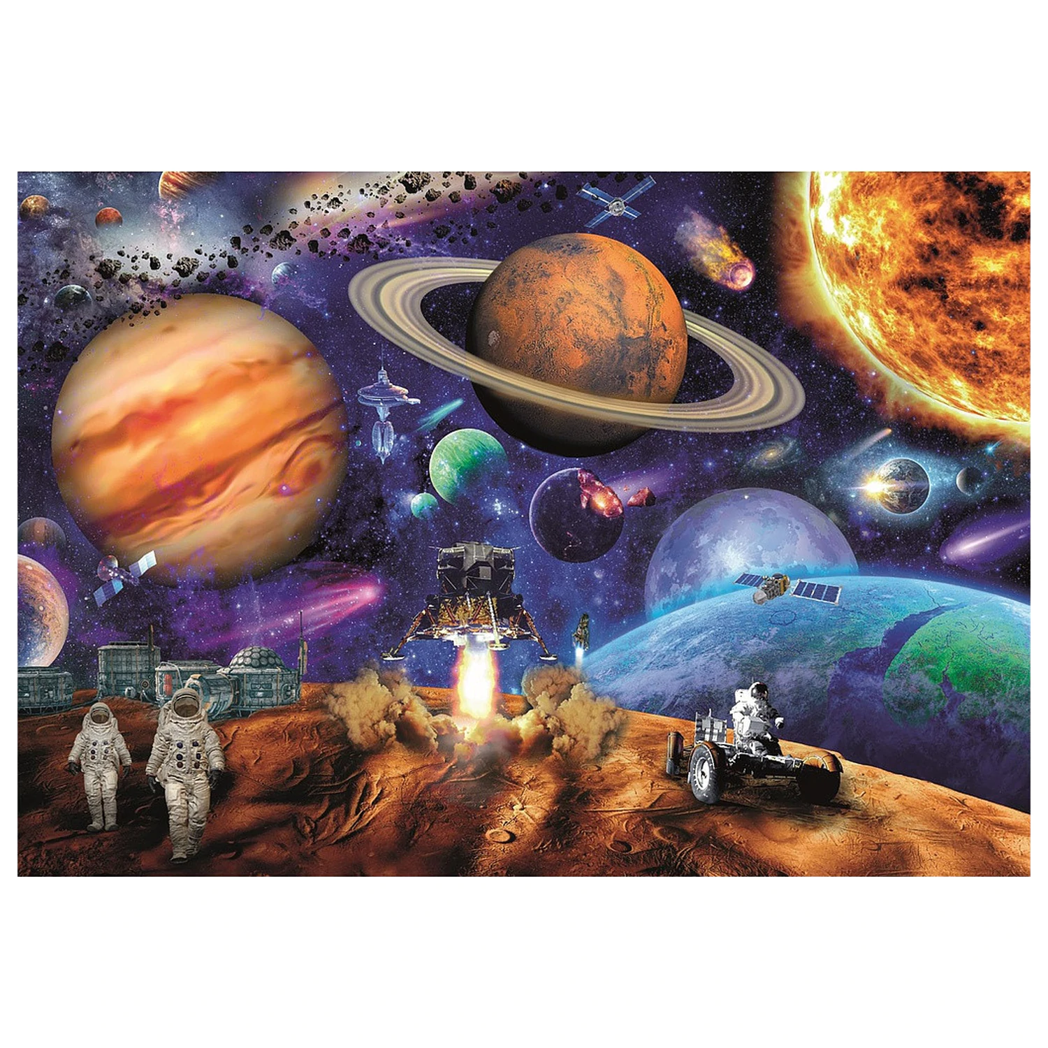 Space Mission 300 dílků puzzle Clementoni fotografii produktu