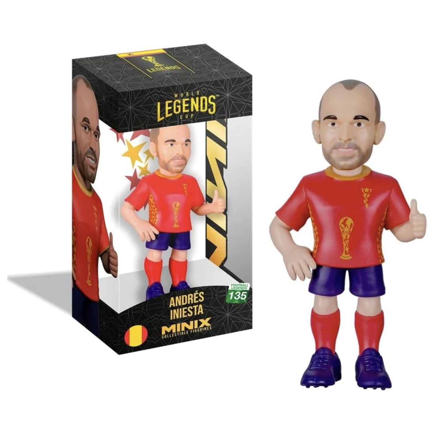 SPAIN Iniesta Figurka Minix World Legends Cup 12cm fotografii produktu
