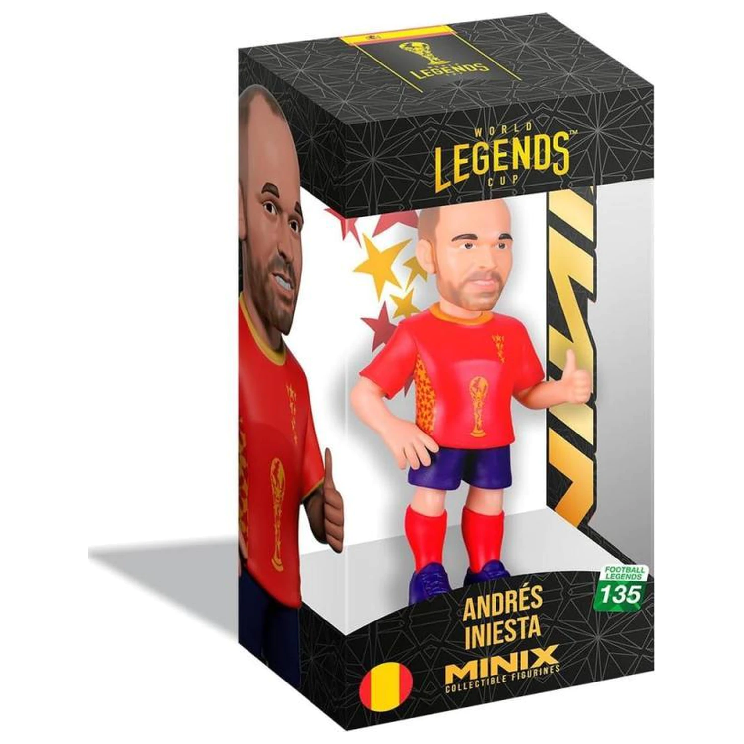 SPAIN Iniesta Figurka Minix World Legends Cup 12cm fotografii produktu
