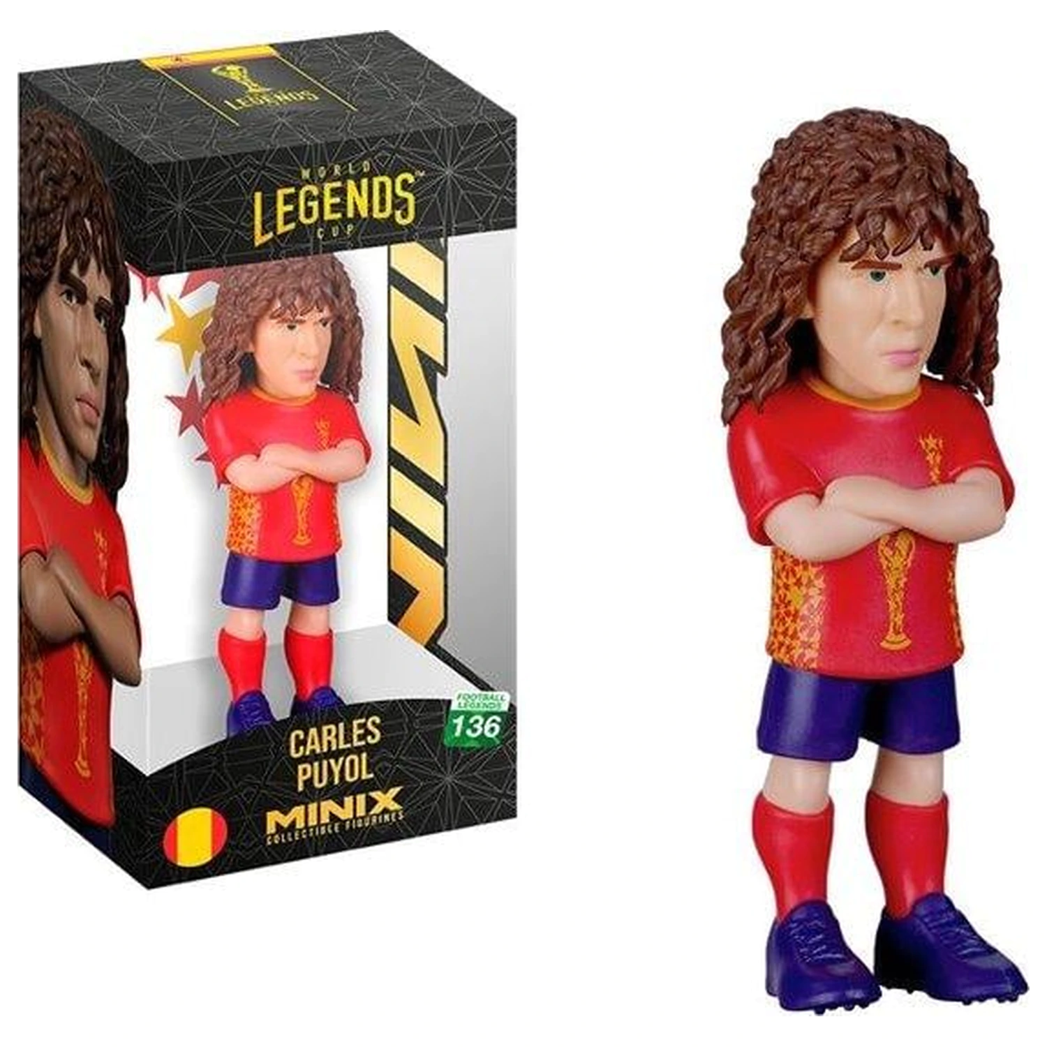 Španělsko Puyol figurka Minix World Legends Cup 12cm fotografii produktu