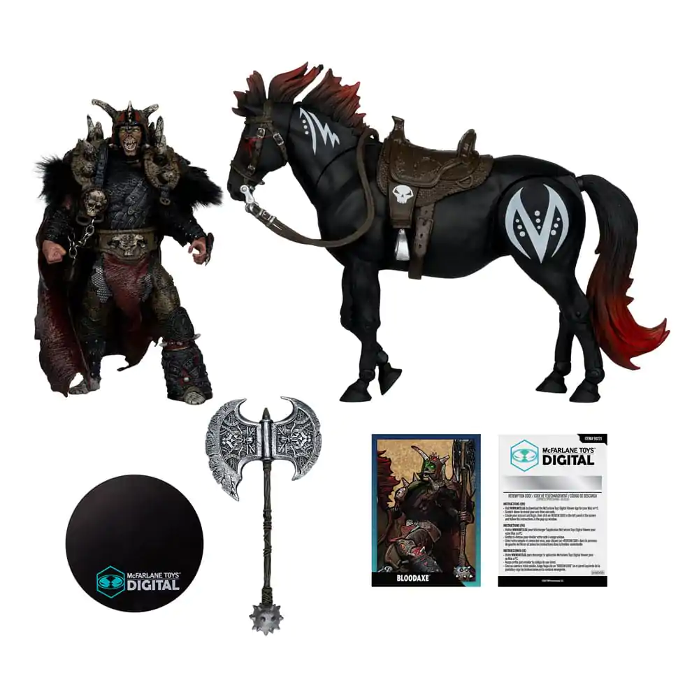 Spawn Akční figurka 2-Pack Bloodaxe s koněm (Spawn: The Dark Ages) 18 cm fotografii produktu