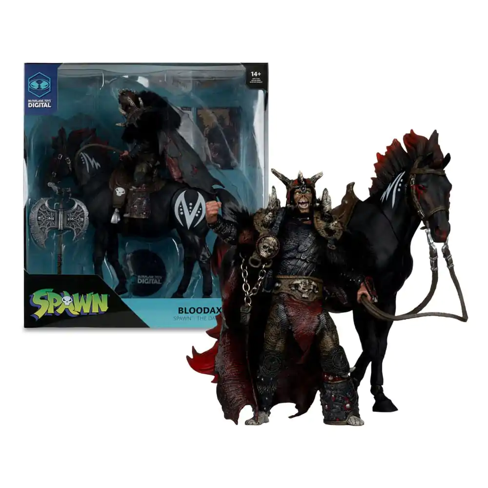 Spawn Akční figurka 2-Pack Bloodaxe s koněm (Spawn: The Dark Ages) 18 cm fotografii produktu