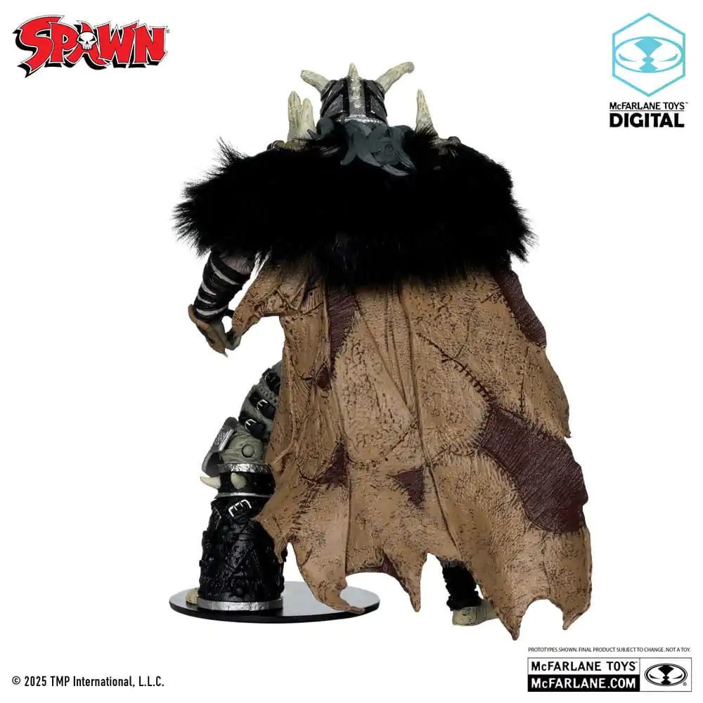 Spawn akční figurka Bloodaxe s koněm (Spawn: The Dark Ages) (McFarlane Toys 30th Anniversary) (Gold Label) 18 cm fotografii produktu