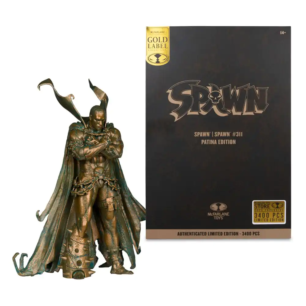 Spawn Figure Spawn #311 (Patina Edition) (Gold Label) 19 cm Figurka fotografii produktu