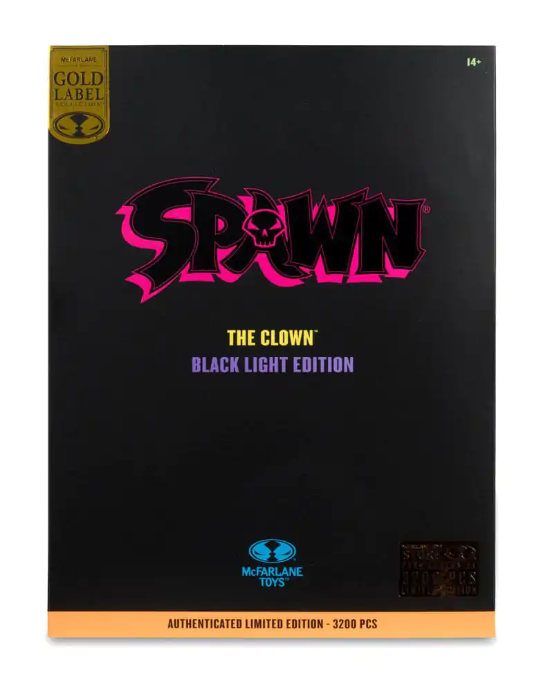 Akční figurka Spawn The Clown (Black Light Edition) (Gold Label) 30 cm fotografii produktu