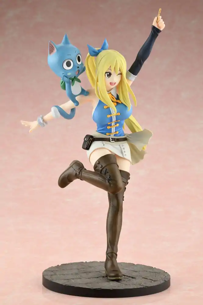 Fairy Tail PVC Soška 1/8 Lucy Heartfilia Wink Verze 23 cm fotografii produktu