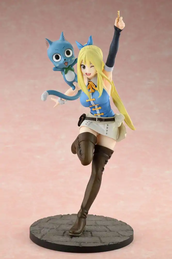 Fairy Tail PVC Soška 1/8 Lucy Heartfilia Wink Verze 23 cm fotografii produktu