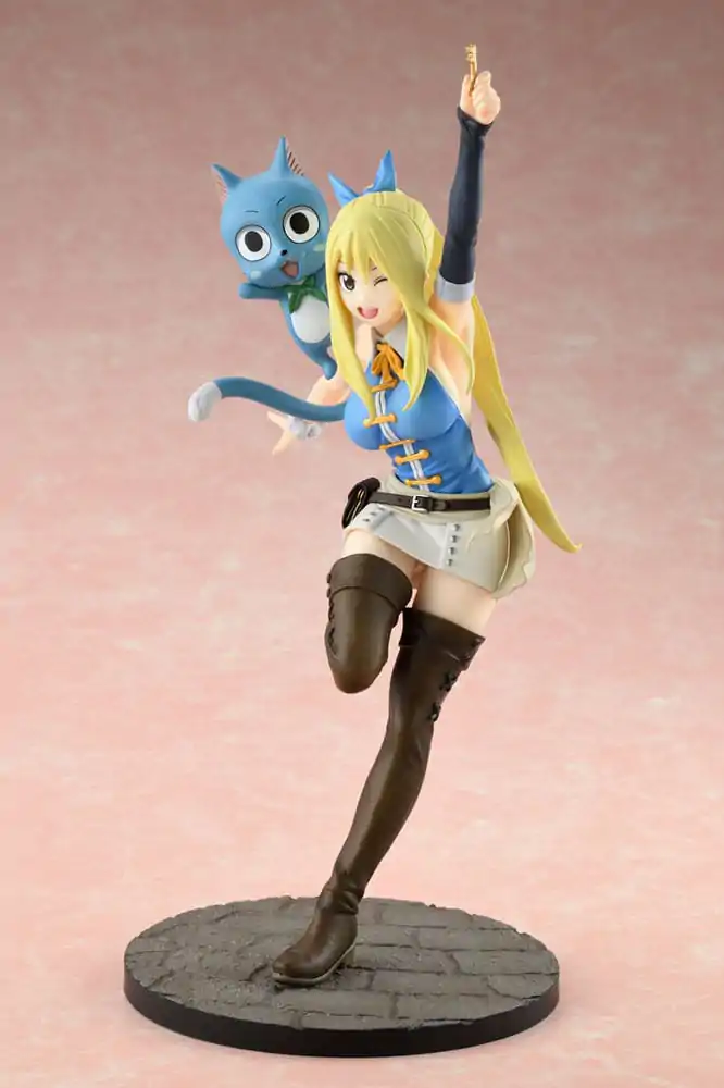 Fairy Tail PVC Soška 1/8 Lucy Heartfilia Wink Verze 23 cm fotografii produktu