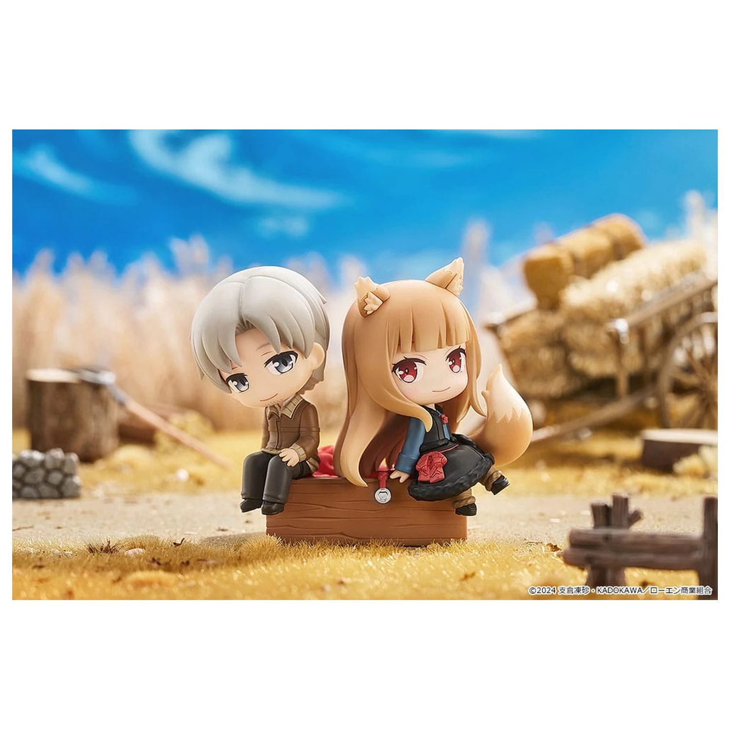 Spice and Wolf: Merchant Meets the Wise Wolf Mini Memory Mini Figure Lawrence & Holo 8 cm fotografii produktu