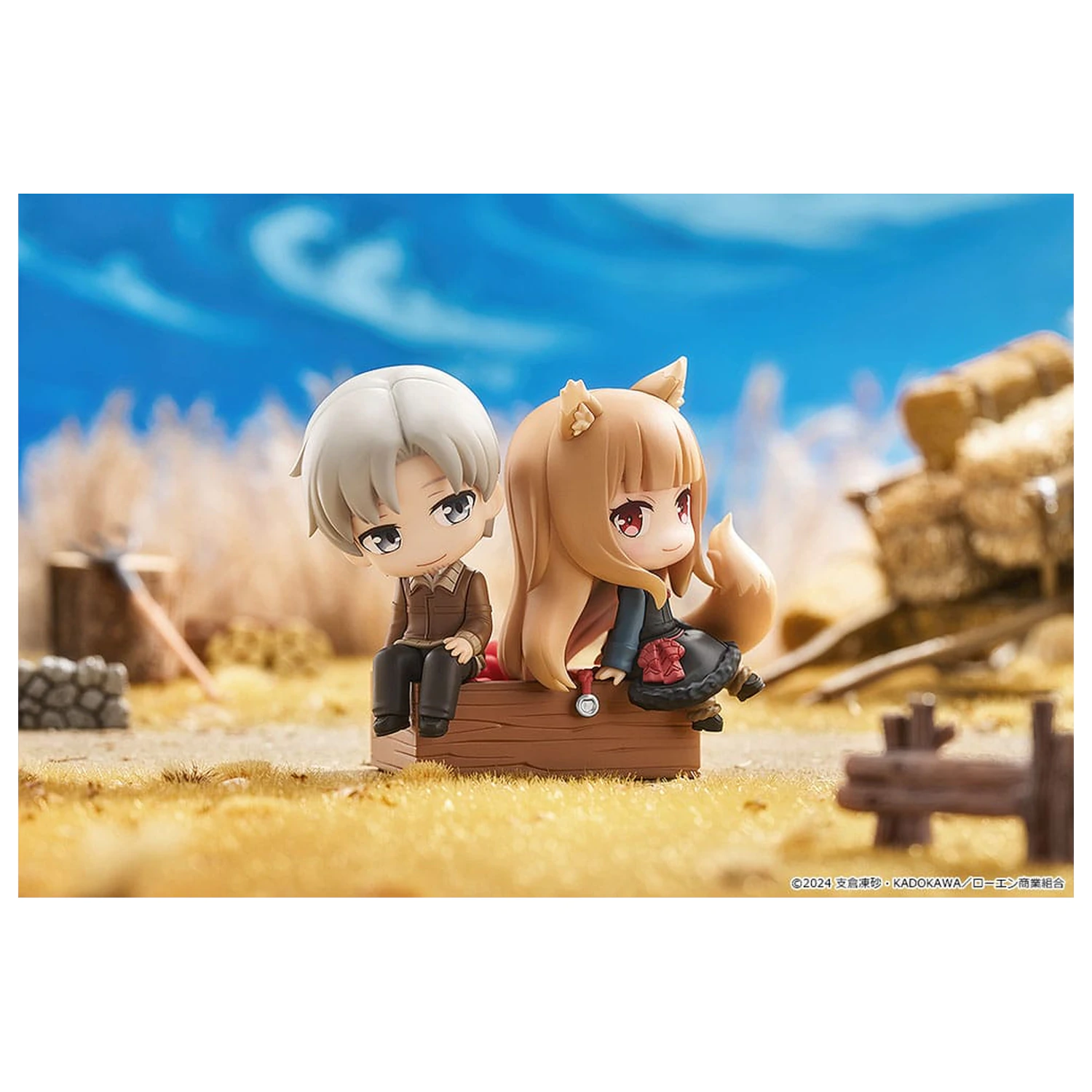Spice and Wolf: Merchant Meets the Wise Wolf Mini Memory Mini Figure Lawrence & Holo 8 cm fotografii produktu