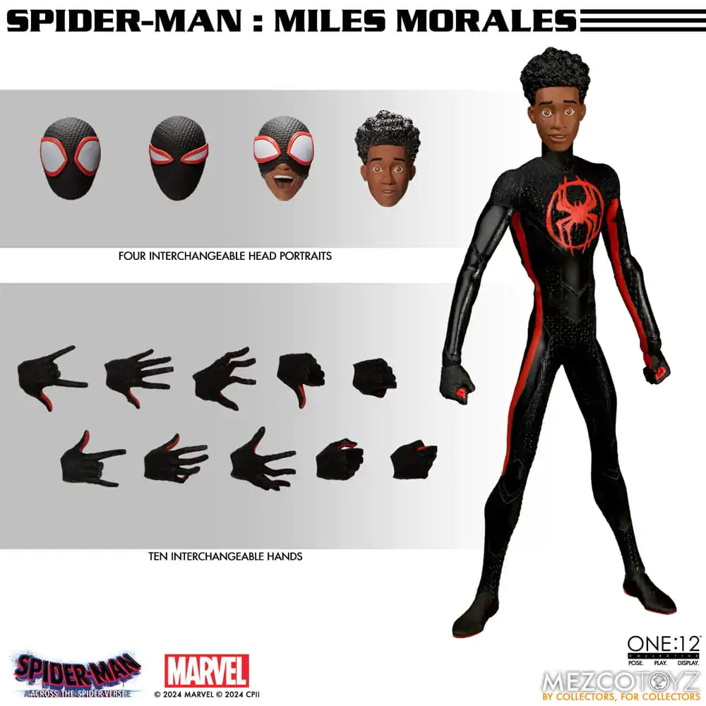 Spider-Man akční figurka 1/12 Miles Morales 17 cm fotografii produktu