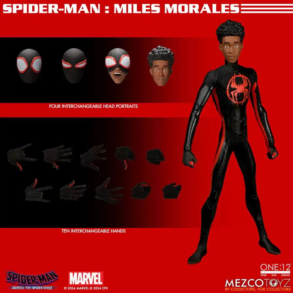 Spider-Man akční figurka 1/12 Miles Morales 17 cm fotografii produktu