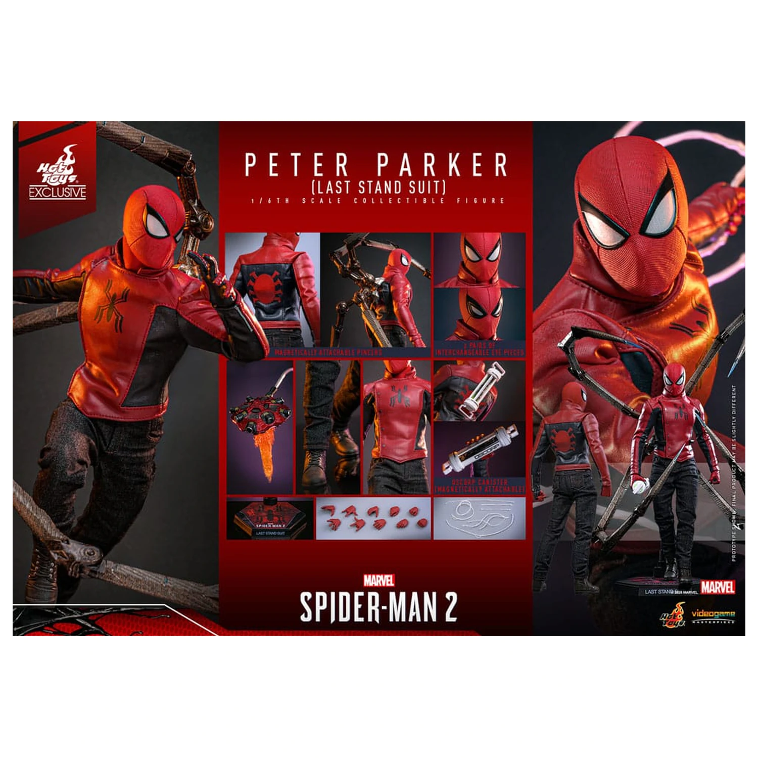 Akční figurka Spider-Man 2 1/6 Peter Parker (Last Stand Suit) Hot Toys Exclusive 30 cm fotografii produktu