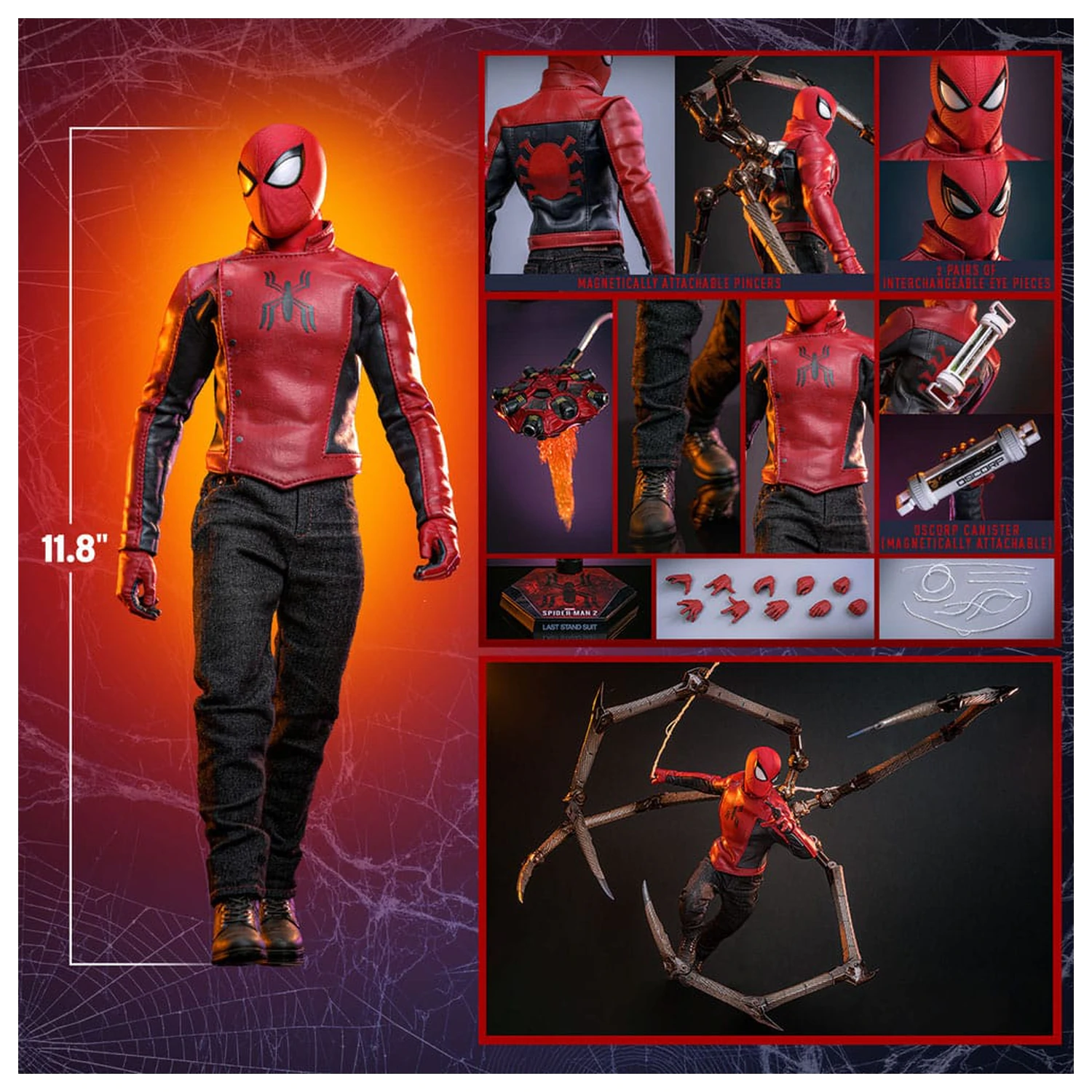 Akční figurka Spider-Man 2 1/6 Peter Parker (Last Stand Suit) Hot Toys Exclusive 30 cm fotografii produktu