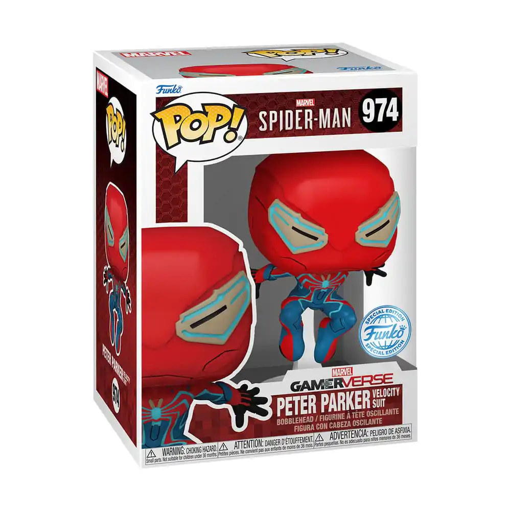 Spider-Man 2 Funko POP! Games vinylová figurka Velocity Suit Exclusive 9 cm fotografii produktu