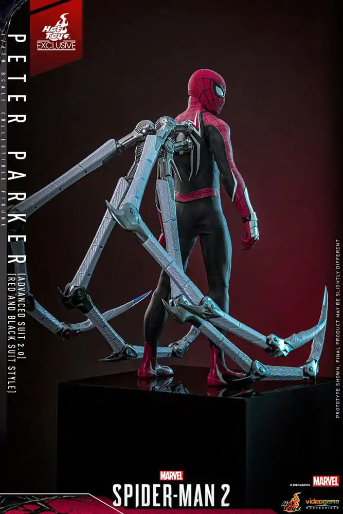 Spider-Man 2 Video Game Masterpiece akční figurka 1/6 Peter Parker (Advanced Suit 2.0) (Red and Black Suit Style) 30 cm fotografii produktu