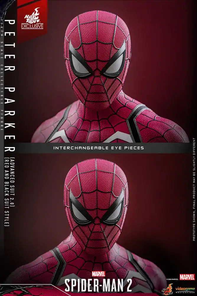 Spider-Man 2 Video Game Masterpiece akční figurka 1/6 Peter Parker (Advanced Suit 2.0) (Red and Black Suit Style) 30 cm fotografii produktu