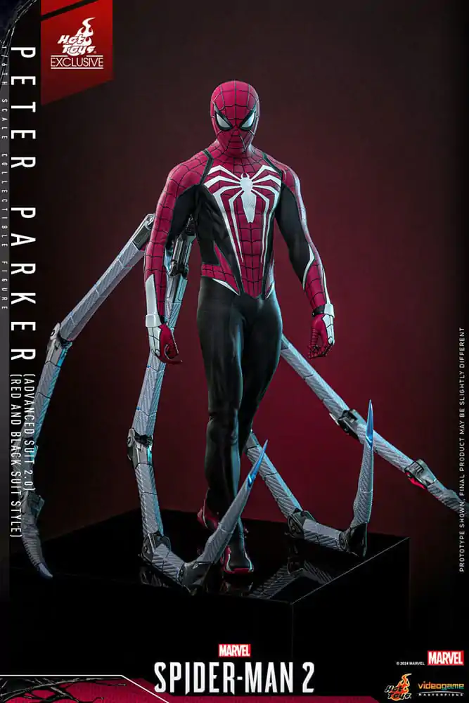 Spider-Man 2 Video Game Masterpiece akční figurka 1/6 Peter Parker (Advanced Suit 2.0) (Red and Black Suit Style) 30 cm fotografii produktu