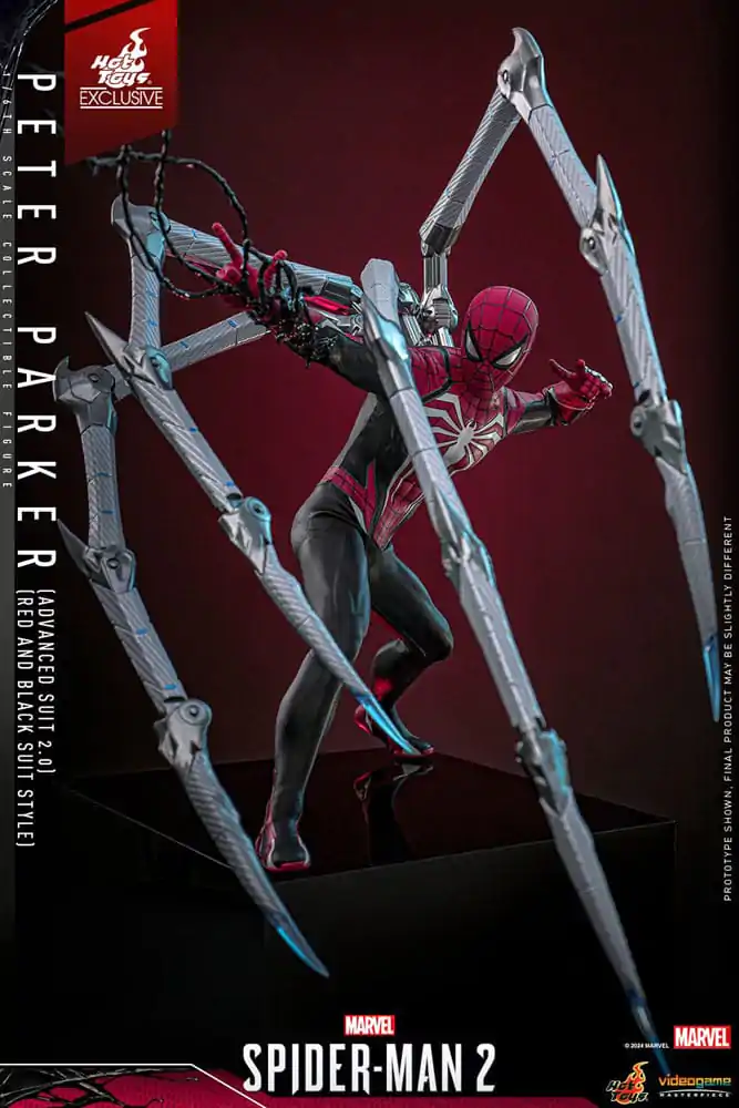 Spider-Man 2 Video Game Masterpiece akční figurka 1/6 Peter Parker (Advanced Suit 2.0) (Red and Black Suit Style) 30 cm fotografii produktu