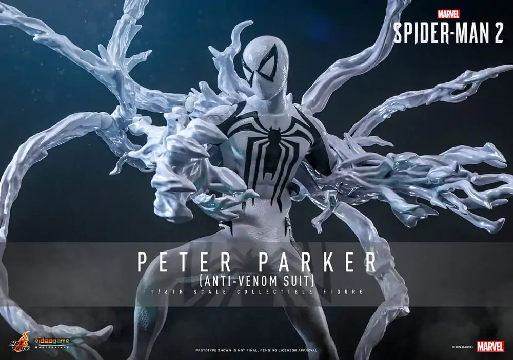 Spider-Man 2 Video Game Masterpiece Akční figurka 1/6 Peter Parker (Anti-Venom Suit) 30 cm fotografii produktu